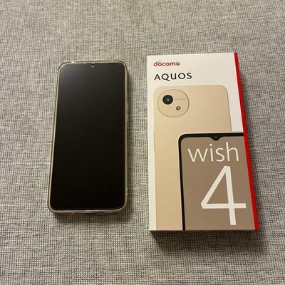 SHARP AQUOS Android14 Ram 4GB/64GB Rom 6.6 Inch Wish4 White SIMFREE Japan
