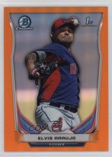 2014 Bowman Chrome Prospects Orange Refractor 2/25 Elvis Araujo #BCP83 i6j