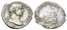Antike R&ouml;misch Denar Trajan 98-117 AD Rom Aequitas 591/35F ARC3