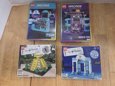 Block Tech Arcade Classics & Tiny Travel Lot Of 4 New Sealed
