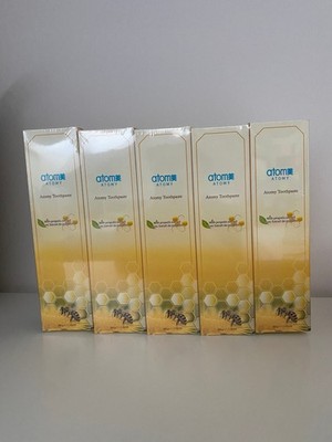 ATOMY Zahnpasta mit Propolis Extrakt Xylit Grüntee Extrakt 200 g x 5 Tuben