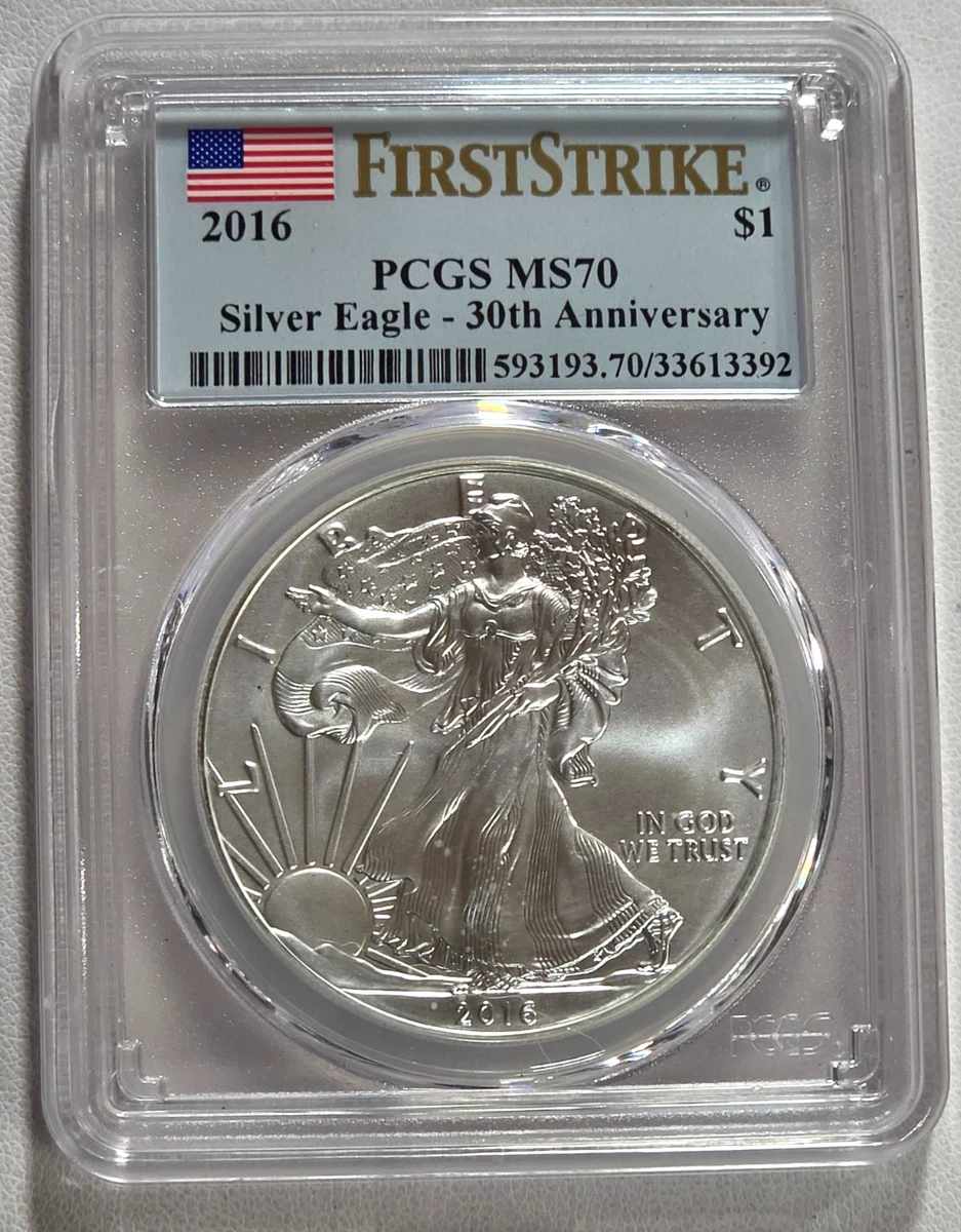 American Eagle MS 70 Graded 2016 Silver Bullion Coins for sale | eBay