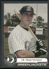 Brad Vericker 2005 Augusts Green Jackets Team Set Card