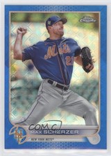 2022 Topps Chrome Logofractor Edition Blue Refractor /150 Max Scherzer #76 0m4q