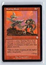 (3X) Searing Rays Invasion Uncommon – MTG Magic the Gathering Card