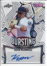 Kevin McGonigle 2025 Leaf Vivid RC Auto Prismatic White Lava Color Match 4/5