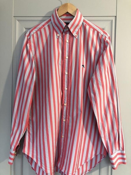 Men Etro Shirt Grey 38 / M / 46
