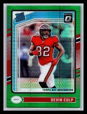 Devin Culp Tampa Bay Buccaneers 2024 Donruss Optic #226 Green Hyper