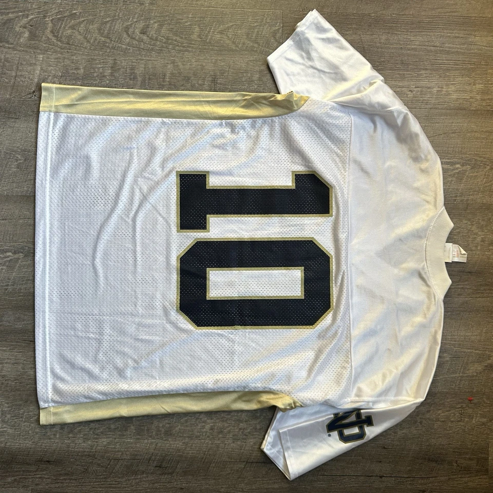 Camiseta de fútbol irlandesa de lucha Adidas Notre Dame vintage #10 grande para hombre) ncaa Foto 3 de 4