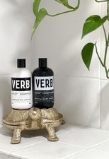 NIB 100 Authentic Verb Ghost Weightless Jumbo Shampoo Conditioner Set