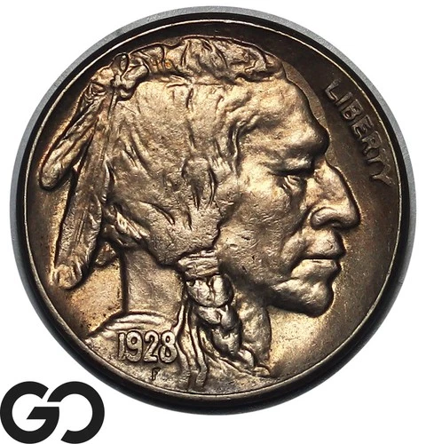 1928-S Buffalo Nickel, Solid Gem BU++ Better Date