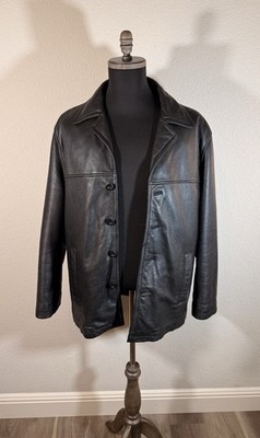 M. Julian Wilson's Leather Jacket. Size L. Thinsulate Ultra Removable Insulation