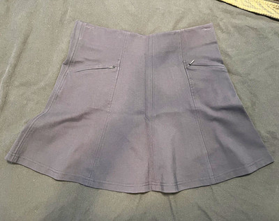 Southern Tide Navy Blue Athletic Golf Skirt S Active Zipper Pockets Pull On
