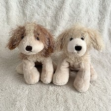 Ganz Webkinz Dog Lot Of Two Fuzzy Cocker Spaniel Golden Retriever No Code