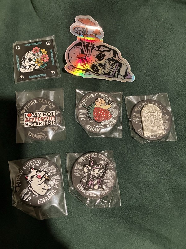 Strike Gently Co Pin Lot #1 Brand New