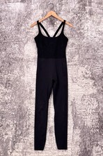 Vuori Corset Jumpsuit Medium Womens Black Sleeveless Athletic