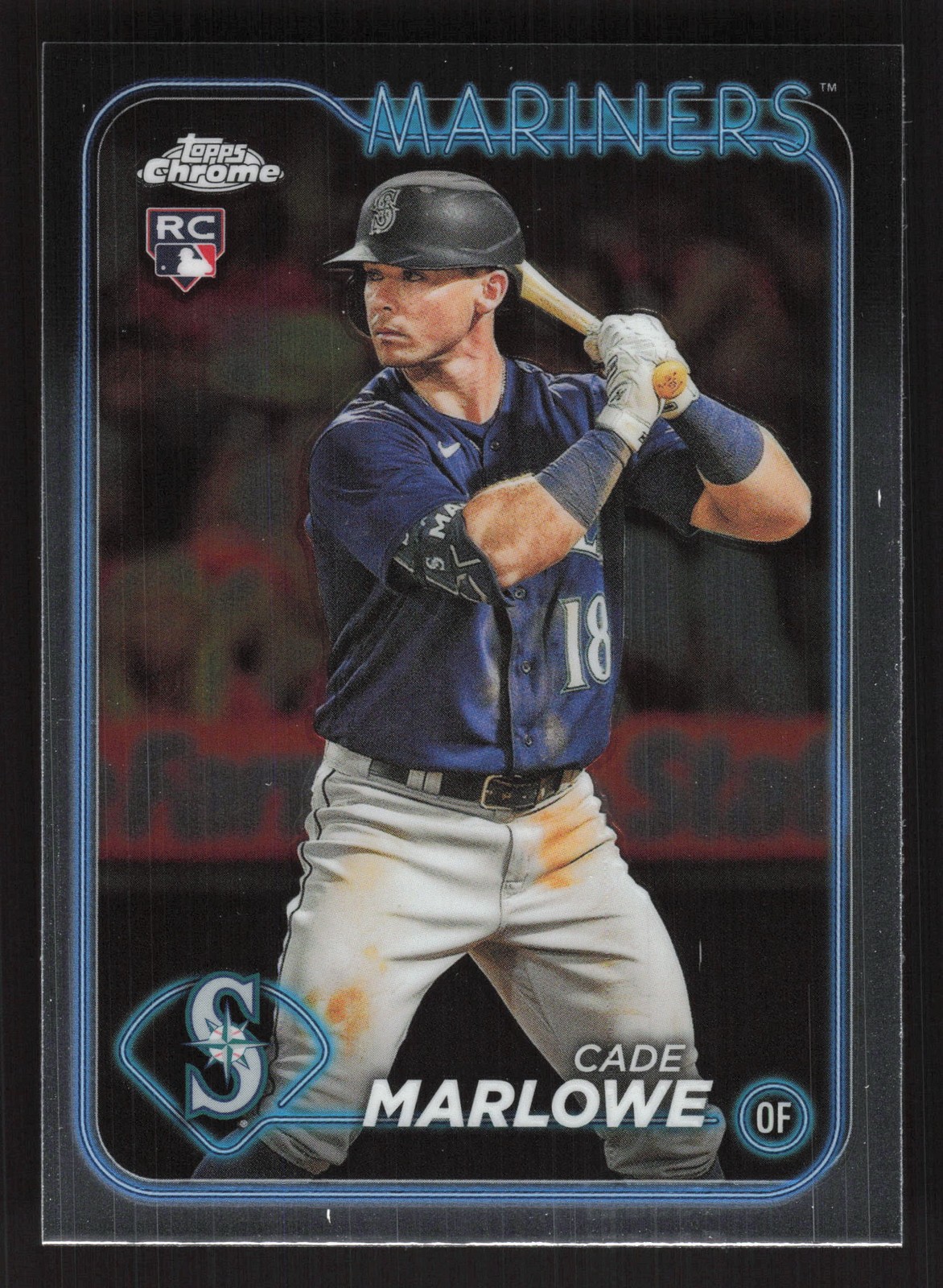 2024 Topps Chrome #266 Cade Marlowe RC Seattle Mariners