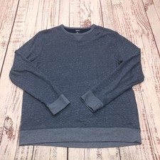 Sonoma Pull Over Sweater Men's XL Blue Long Sleeve Light Weight Super Soft