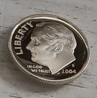 2004-S Frosty Deep Cameo Proof 90% Silver 10C Roosevelt Dime Low Mintage Year
