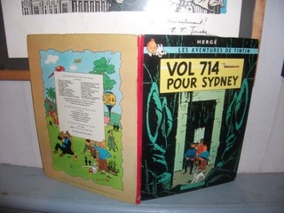 TINTIN Vol 714 pour Sydney EO B37 1968 1er Tirage