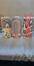 20 oz Thick Sublimated Tumblers with Lids and Straws