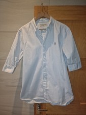 Allsaints All Saints Blue Shirt Short Sleeved Summer Wedding Large Hardly Worn