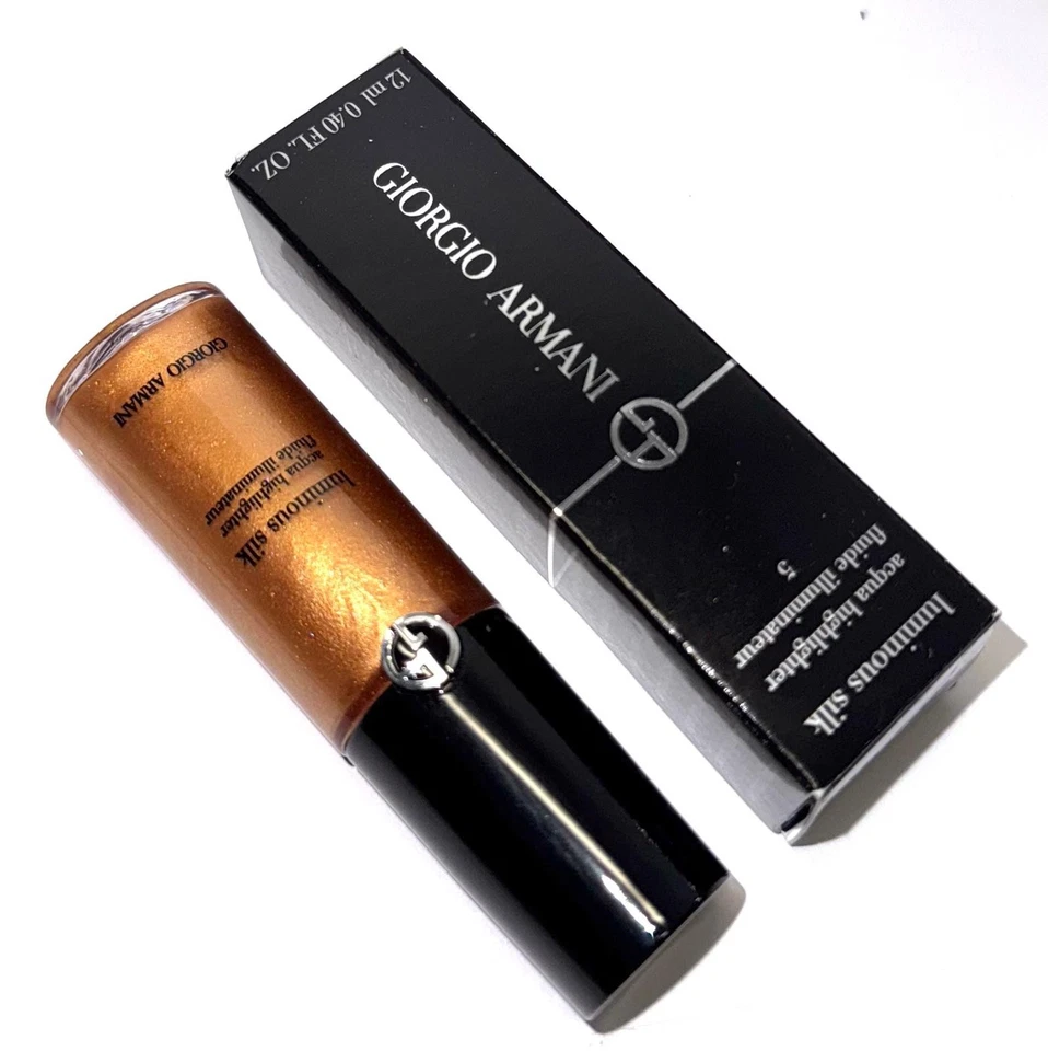 Giorgio Armani Luminous Silk Acqua Highlighter Fluide Illuminateur 5 Sunset 12ml - Bild 4 von 4
