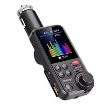 1.8 Inch Car Wireless USB Fast Charger QC 3.0 Charging Bluetooth Car Adapter 1Pc