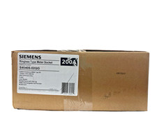 SIEMENS 200A 5 Jaw Ringless Meter Socket w/Lever Bypass S40405-02QG NEW