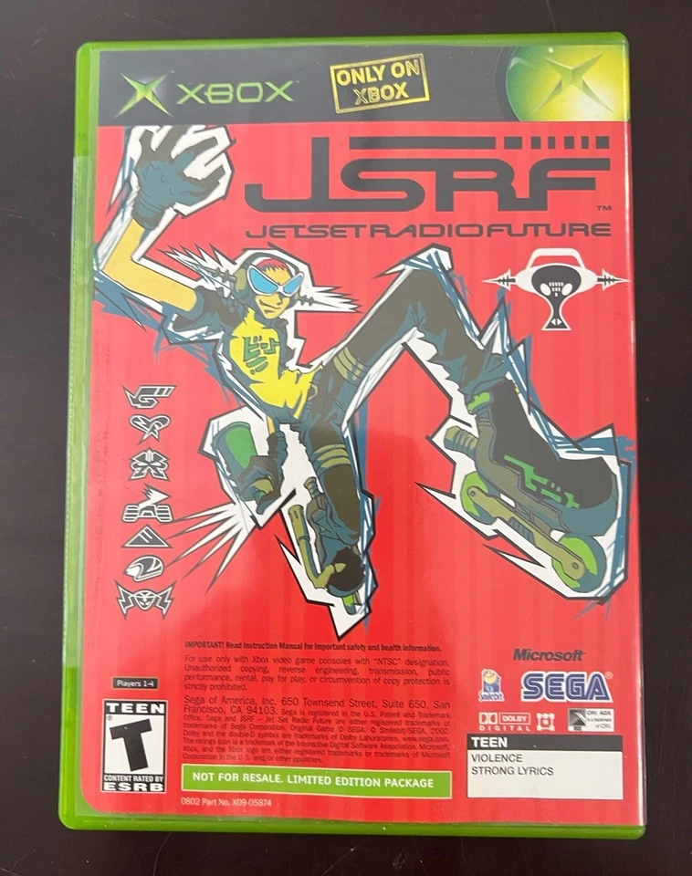 NEW Sega GT 2002/JSRF: Jet Set Radio Future (Microsoft Xbox, 2002) FREE SHIPPING - Image 3 of 4