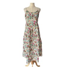 Doen Multicolor Floral Printed Maxi Strappy Dress
