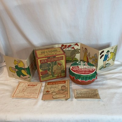 Vintage Jack and the Beanstalk Magic Beans Plant Toy Complete With Box