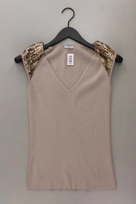 ⭐ Haut femme ZAPA taille 36, S avec paillettes crème laine ⭐ - Photo 1/4
