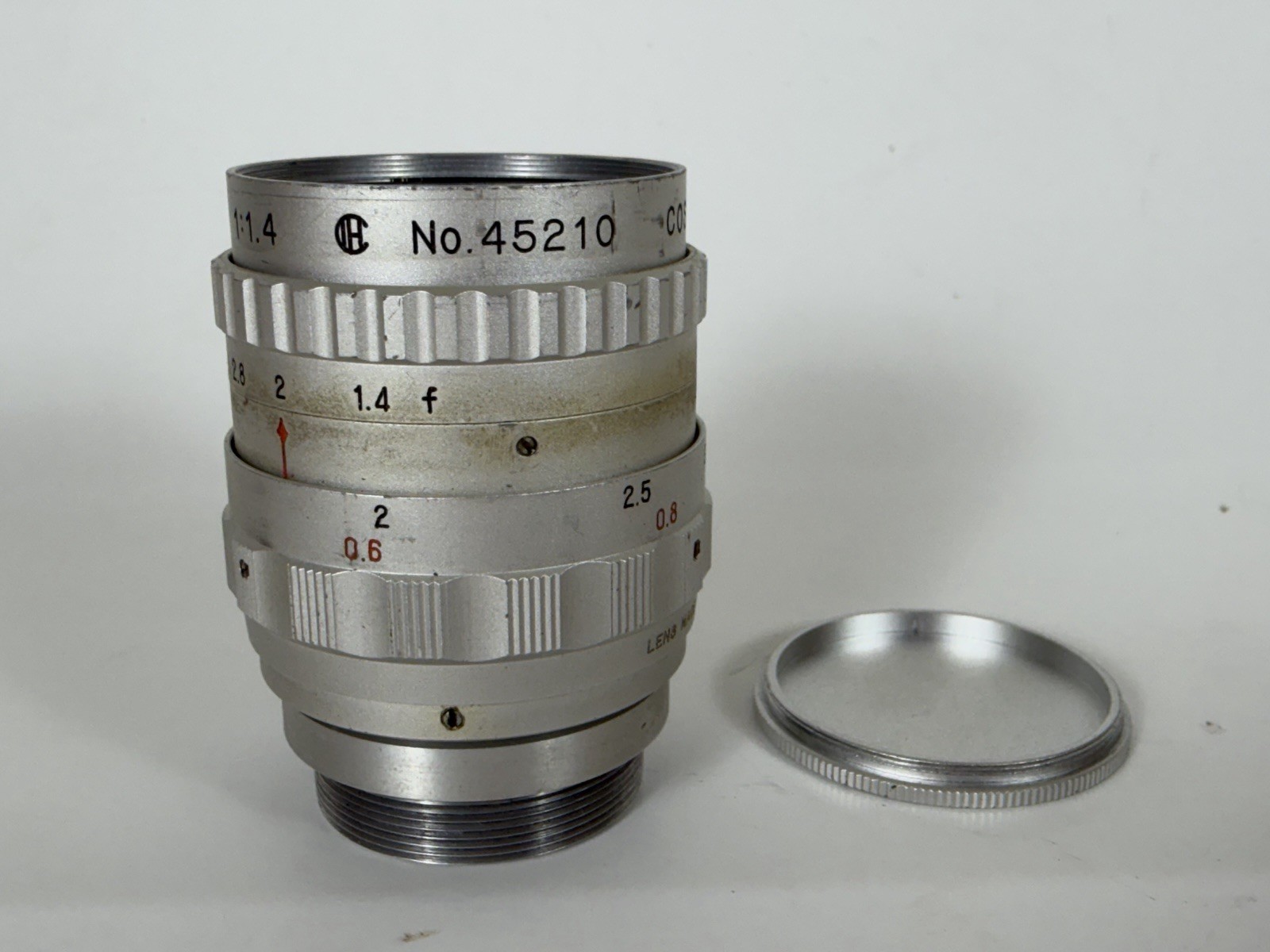 Cosmicar Television Lens 45210 25mm 1:1.4 