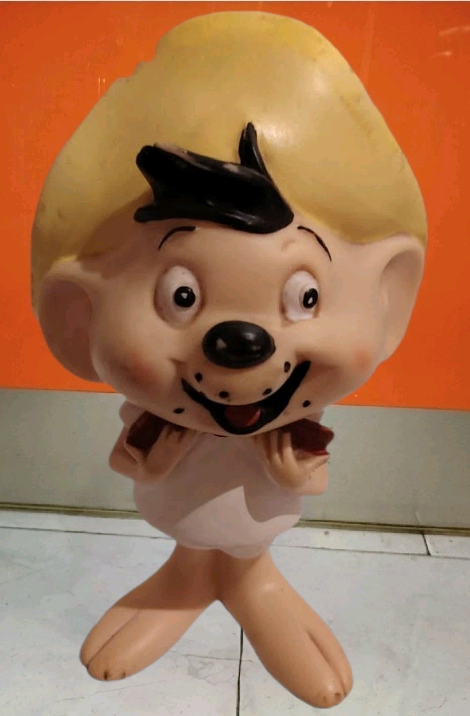 Pupazzo Gomma Speedy Gonzales italocremona Looney Tunes No LEDRA LEDRAPLASTIC