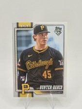 Topps 75 2026 Hunter Barco gold mirror SSP Rookie Card #398 Pittsburgh Pirates. rookie card picture