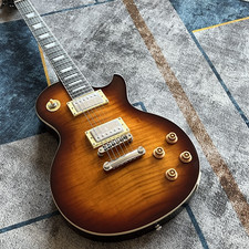 In Stock Brown Sunburst electric guitar brown back ABR bridge free shipping