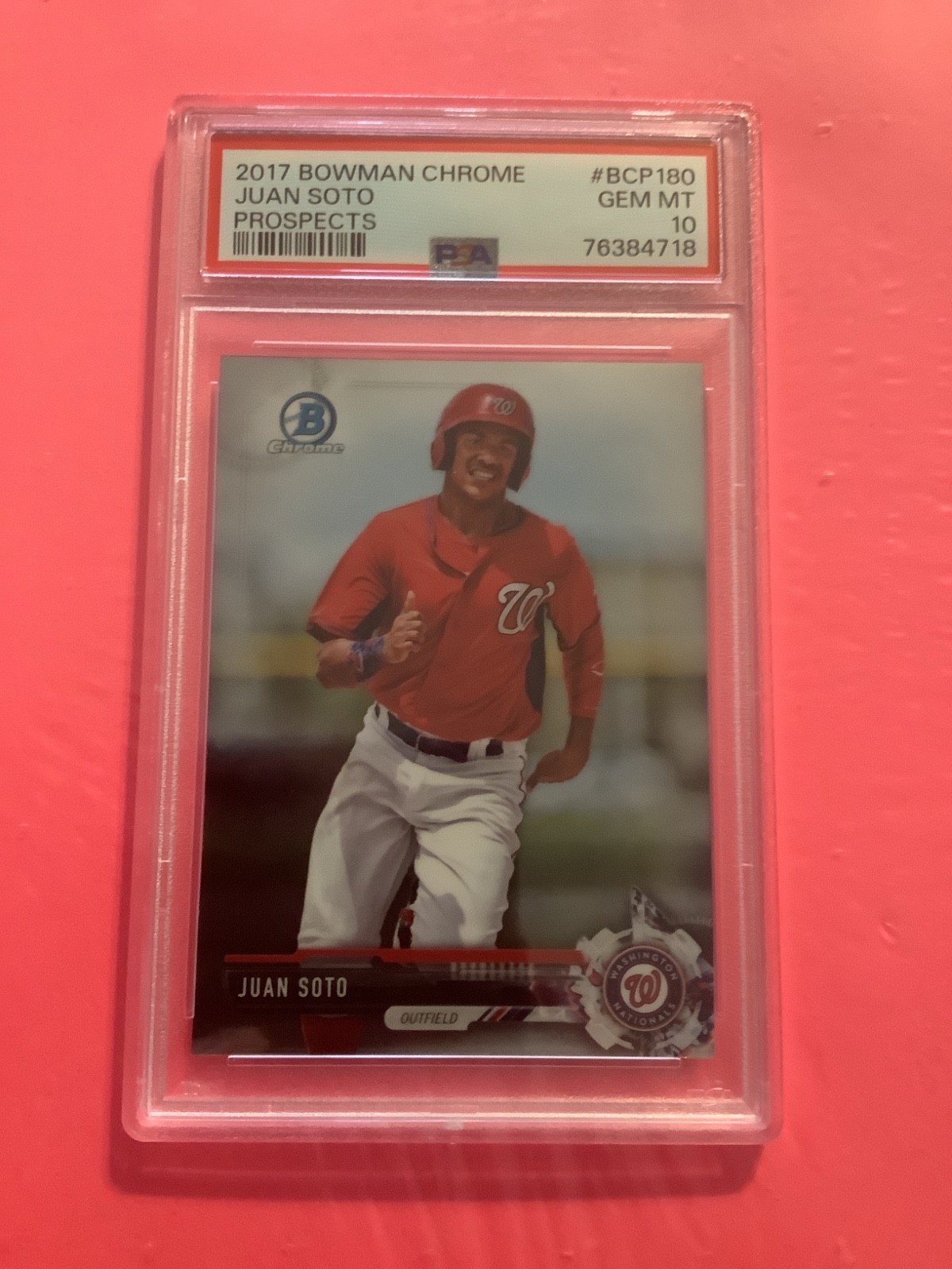 2017 Bowman Chrome - Prospects Juan Soto #BCP180 (RC) PSA 10