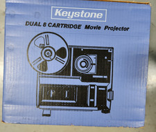 NEW Vintage Keystone Model 441 Dual 8 Cartridge Super Film Projector