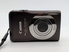 Canon PowerShot SD1300 IS 12.1MP Digital Camera Brown Tested LINES ON LCD READ
