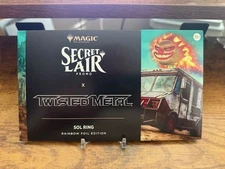MTG Secret Lair Promo x Twisted Metal Sol Ring RAINBOW FOIL Sealed