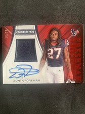 2017 Rookie and Stars Freshman Orientation Jersey Auto Prime D'Onta Foreman /75