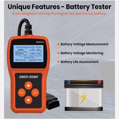 NEW Automotive Diagnostic Scan Tool Check Engine Light OBD2 Fault Code Reader