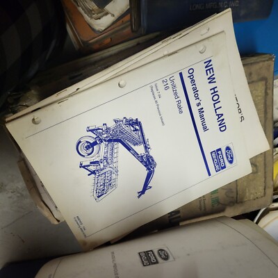 Ford New Holland 216 Unitized Rake Operators Manual | eBay