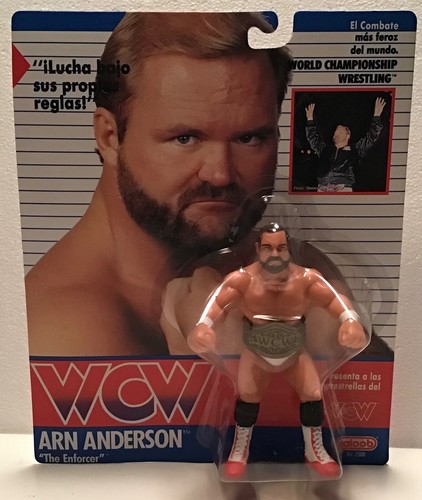 1990 Galoob WCW Arn Anderson Foreign Card Wrestlin...
