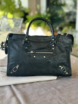 Balenciaga City bag in black Leather