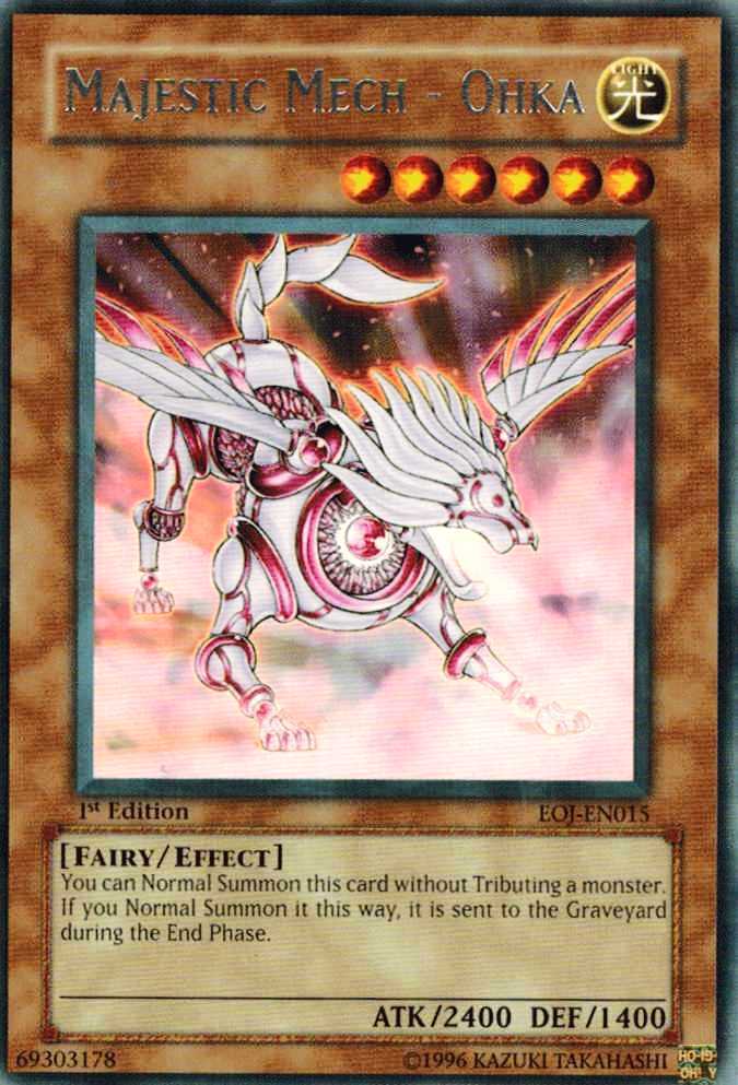 Majestic Mech - Ohka EOJ-EN011 x 1 Rare Mint YUGIOH | eBay