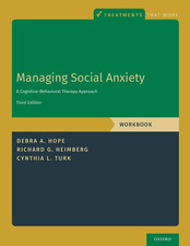 Image of Managing Social Anxiety, Workbook: a Cognitive-Behavioral Therapy Approach (Trea