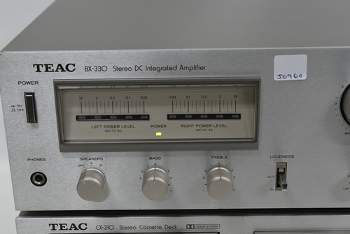 Teac BX-330 Stereo DC Integrated Amplifier & CX-310 Cassette Tape Deck