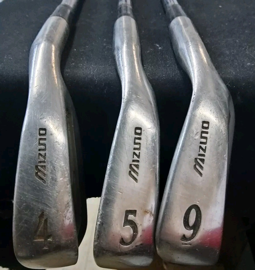 MIZUNO - マン3573 SET OF 3 MIZUNO MZX PRECISION CASTING4,5,9 IRON STEEL SHAFT